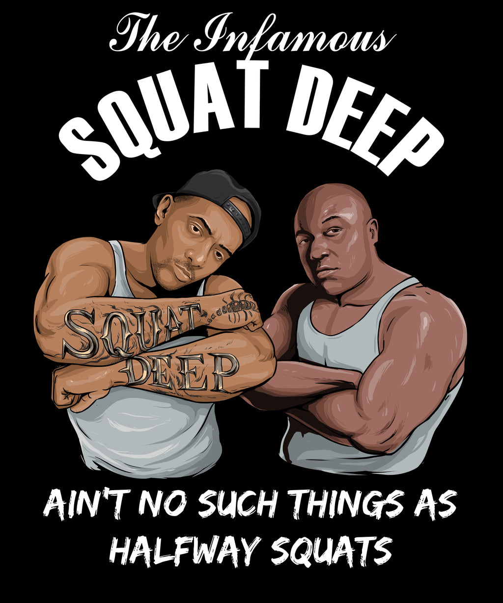 Squat Deep - oversized tee