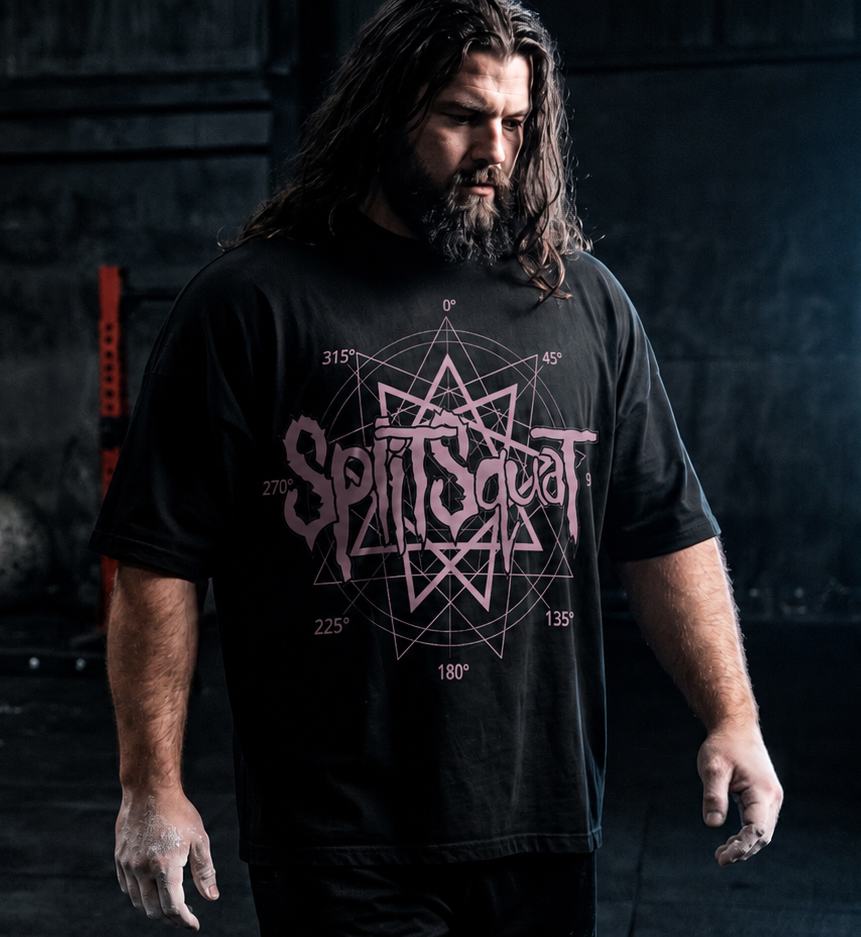 SplitSquat Pink Collection - oversized tee
