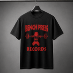 Bench Press Records - oversized tee