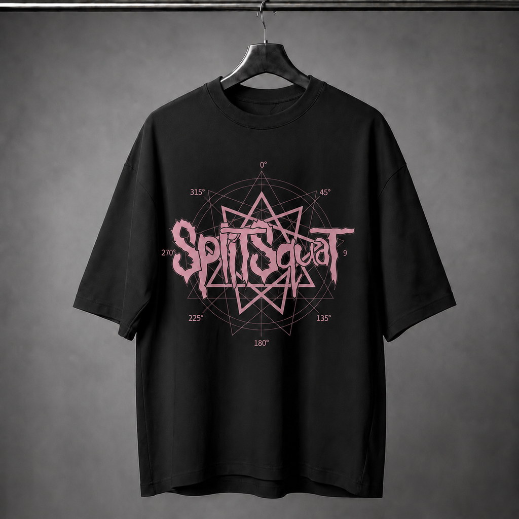 SplitSquat Pink Collection - oversized tee