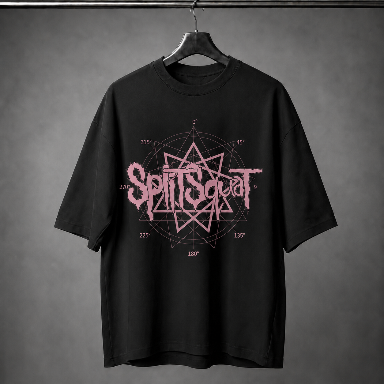 SplitSquat Pink Collection - oversized tee