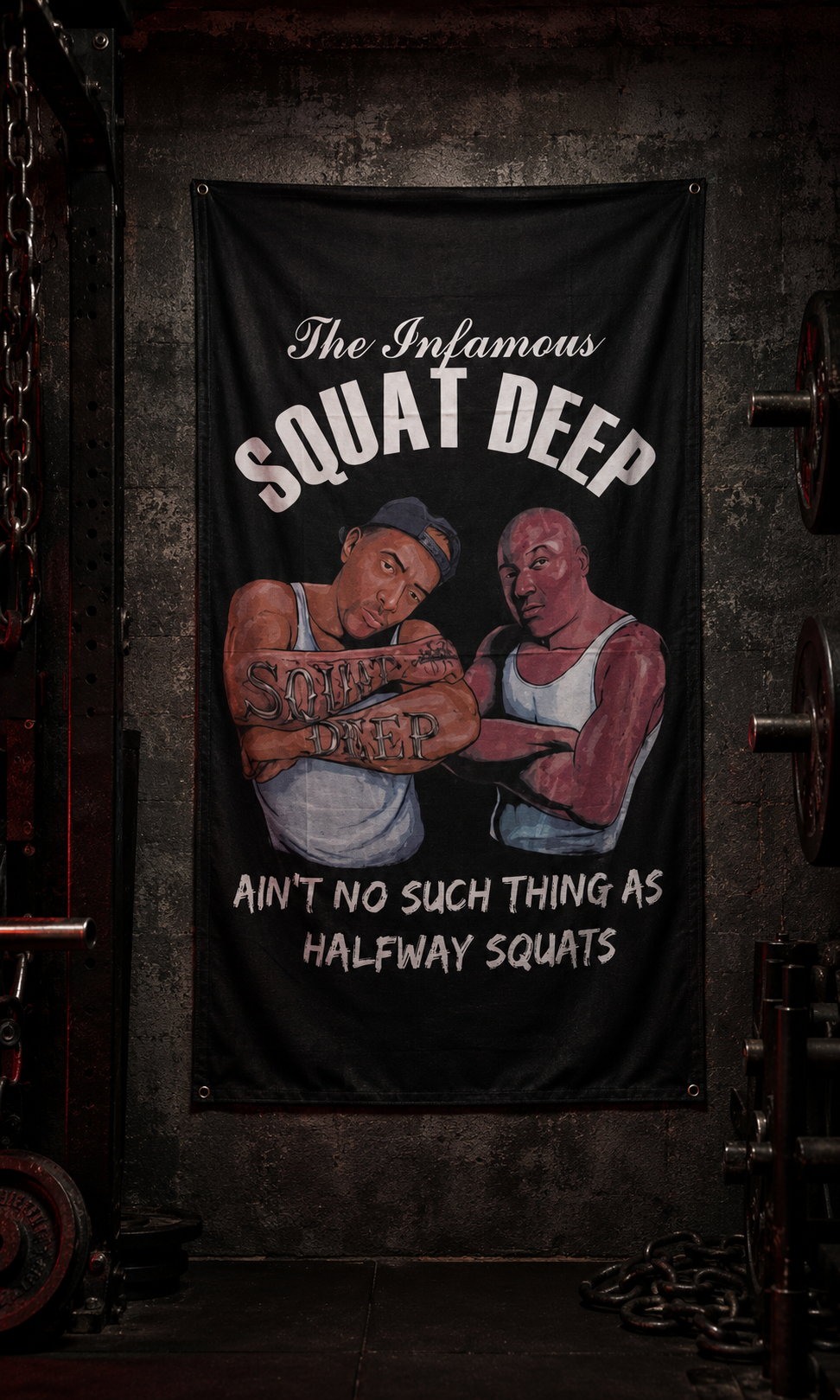 Squat Deep Gym Banner